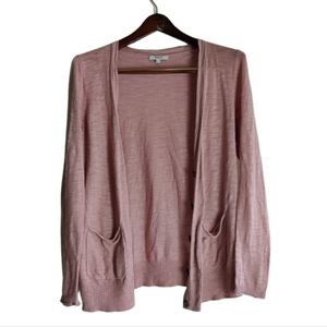 Madewell Pink Lightweight Cardigan